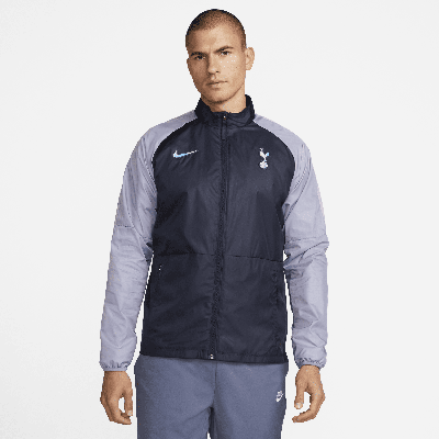 Shop Nike Tottenham Hotspur Repel Academy Awf  Men's Soccer Jacket In Blue