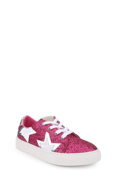Shop Yosi Samra Kids' Miss Harper Sneaker In Pink / Silver Metallic