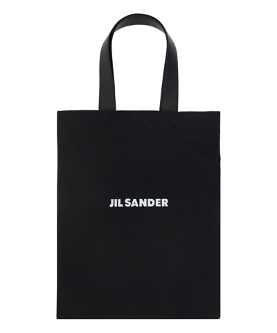 Shop Jil Sander Tote Bag In Black