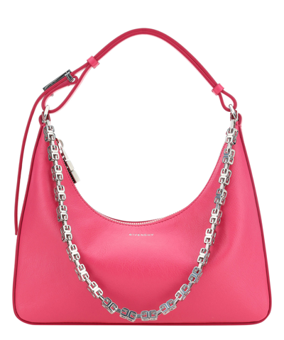 Shop Givenchy Moon Small Hobo Bag In Pink