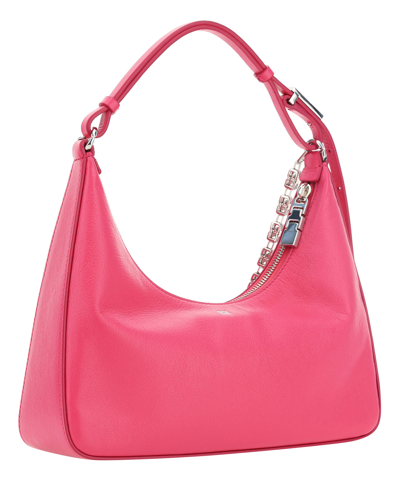 Shop Givenchy Moon Small Hobo Bag In Pink