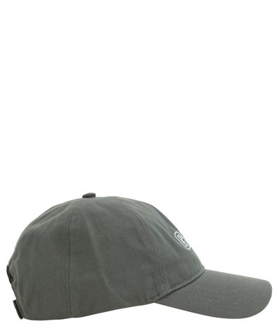 Ganni Baseball Hat In Green
