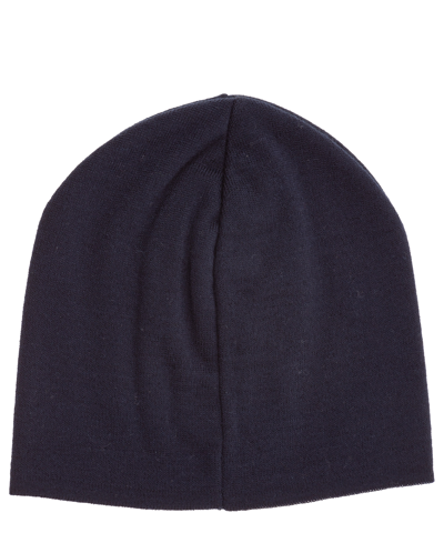 Shop Moschino Double Bubble Beanie In Blue