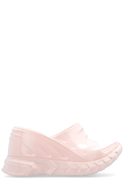 Shop Givenchy Marshmallow Wedge Sandals In Pink
