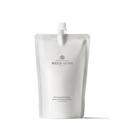 Shop Molton Brown Re-charge Black Pepper Bath And Shower Gel Refill 400ml