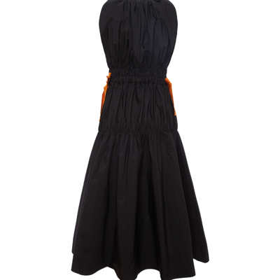 Shop La Doublej Biennale Dress In Solid Black