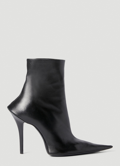 Shop Balenciaga Witch 110 High Heel Ankle Boots In Black