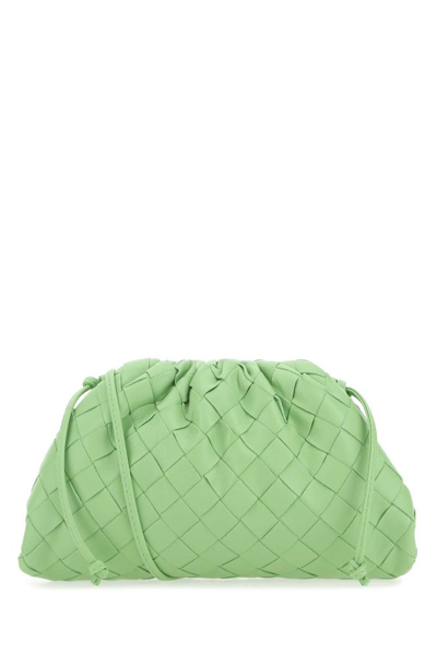Shop Bottega Veneta The Mini Pouch Bag In Green