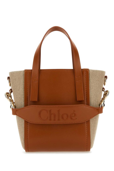 Shop Chloé Small Sense Tote Bag In Multi