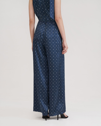 Lilysilk Wide-legged Silk Ginkgo Pants For Women In Multi