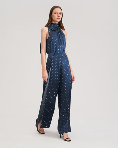 Lilysilk Wide-legged Silk Ginkgo Pants For Women In Multi