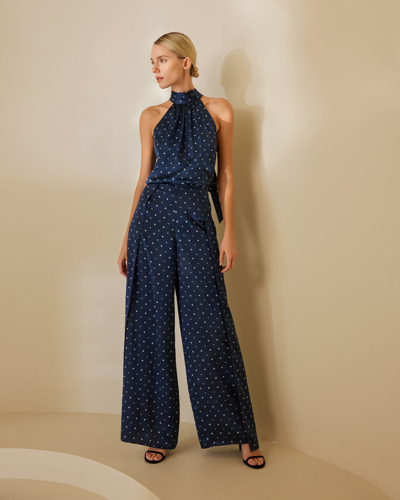 Lilysilk Wide-legged Silk Ginkgo Pants For Women In Multi