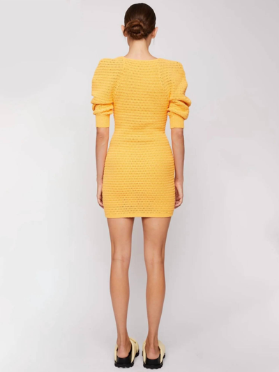 Shop A.l.c Gigi Crocheted Dress In Apricot Blossom In Multi