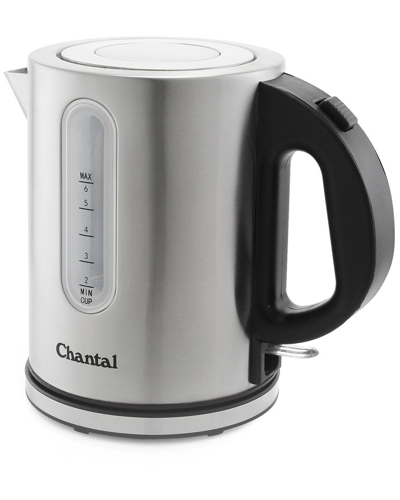 Shop Chantal 1.8qt Mesa Stainless Steel Electric Kettle In Silver