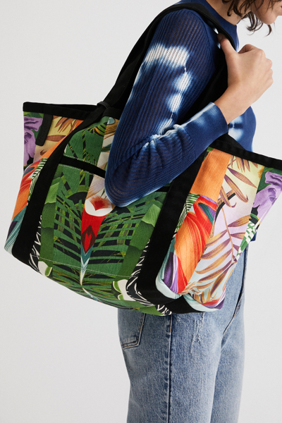 Shop Desigual Sustainable Cotton Shopper In Green