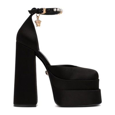 VERSACE VERSACE  MEDUSA AEVITAS PLATFORM PUMPS SHOES 