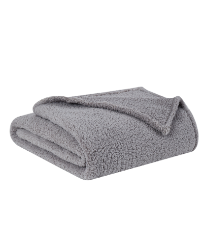 Shop My World Cloud Sherpa Blanket, Twin Xl In Gray