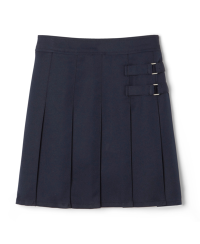 Shop French Toast Toddler Girls Adjustable Waist Two-tab Scooter Skirt In Navy