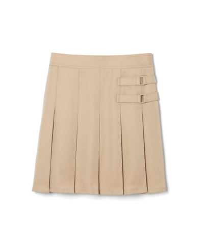 Shop French Toast Toddler Girls Adjustable Waist Two-tab Scooter Skirt In Khaki