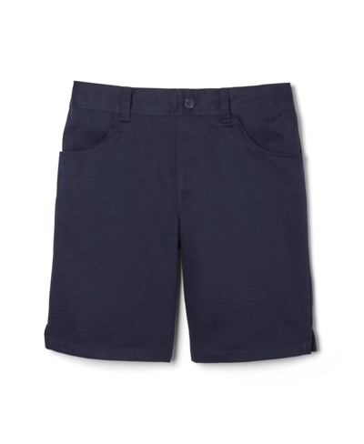Shop French Toast Toddler Girls Pull-on Twill Shorts In Navy