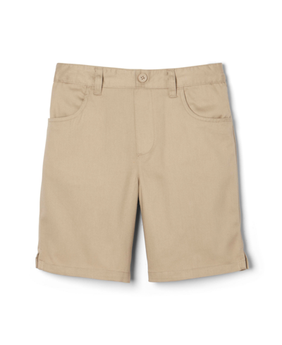 Shop French Toast Toddler Girls Pull-on Twill Shorts In Khaki