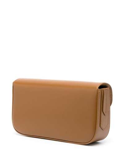 Apc Charlotte Leather Shoulder Bag In Brown