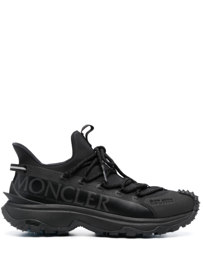 Shop Moncler Trailgrip Lite2 Sneakers In Black