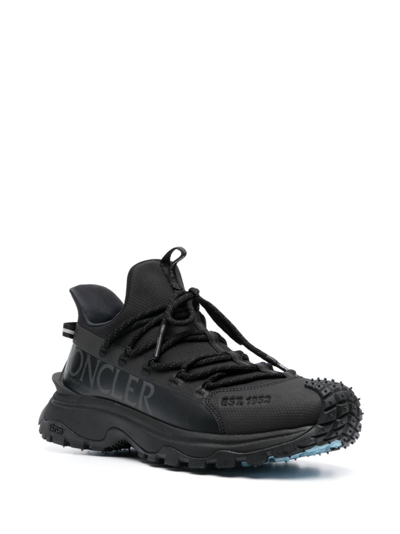 Moncler Trailgrip Lite2 Low Top Sneakers In Black