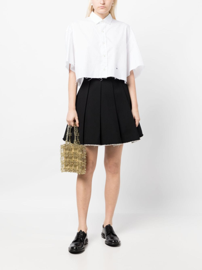 0711 Pearl-embellished Tote Bag In Green