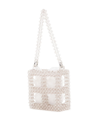 0711 Tekla Bucket Bag In White