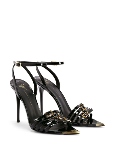 Giuseppe Zanotti Intriigo Slim High Heel Sandals In Black