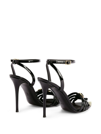 Giuseppe Zanotti Intriigo Slim High Heel Sandals In Black