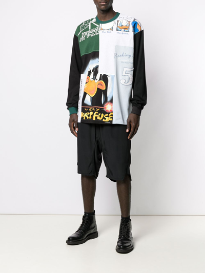 拼缝设计套头衫