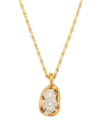 Shop Alighieri The Framed Memory Necklace In Gold