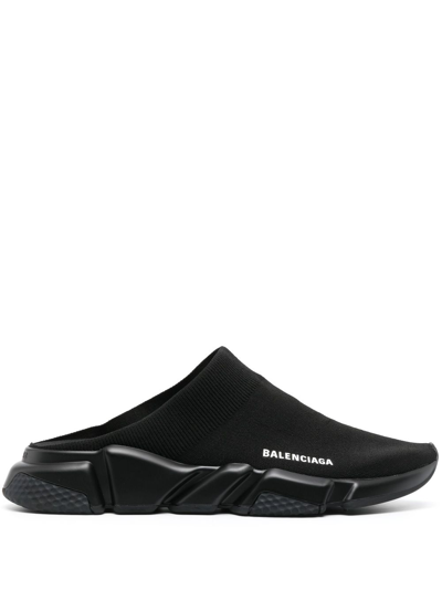 Shop Balenciaga Speed ml Mule Sneakers In Black