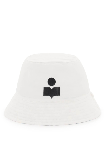 Shop Isabel Marant 'haley' Reversibile Bucket Hat In Multicolor,white