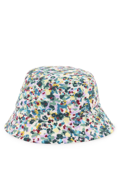 Shop Isabel Marant 'haley' Reversibile Bucket Hat In Multicolor,white