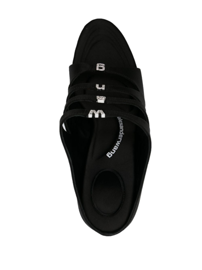 Shop Alexander Wang Lolita Crystal-embellished 105mm Sandals In Black