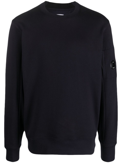 C.P. COMPANY DIAGONAL RAISED FLEECE SWEATSHIRT 