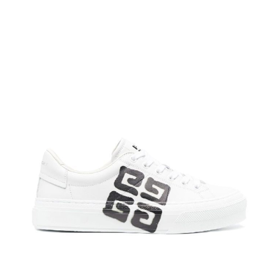 Shop Givenchy City Sport Printed Sneakers In White