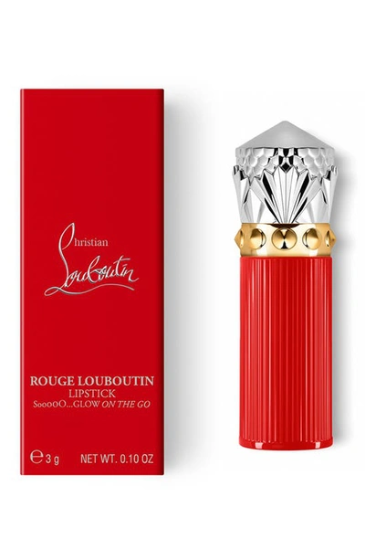 Shop Christian Louboutin Rouge Louboutin Soooooglow On The Go Lipstick In Mundo Red 003