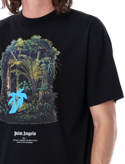 Shop Palm Angels Enzo From The Tropics Tee In Black