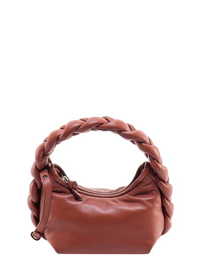 Shop Hereu Espiga Mini Handbag In Brown