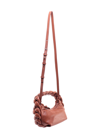 Shop Hereu Espiga Mini Handbag In Brown