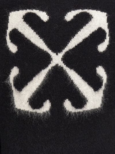 Shop Off-white Arrow Sweater In Black