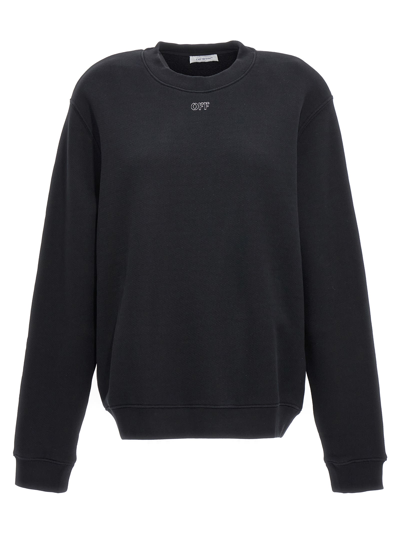 Shop Off-white Embroidery Stitch Arrow Sweatshirt In Black