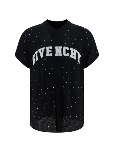 Shop Givenchy Baseball T-shirt In Black