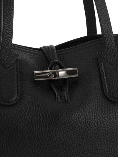 Shop Longchamp Roseau Essential - Shoulder Bag In Black