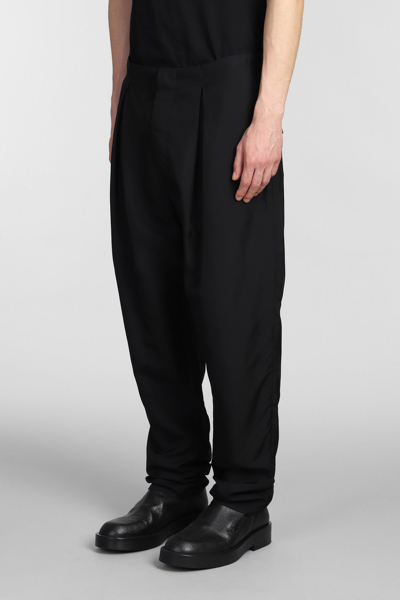 Shop Sapio N.88 Pants In Black Cotton