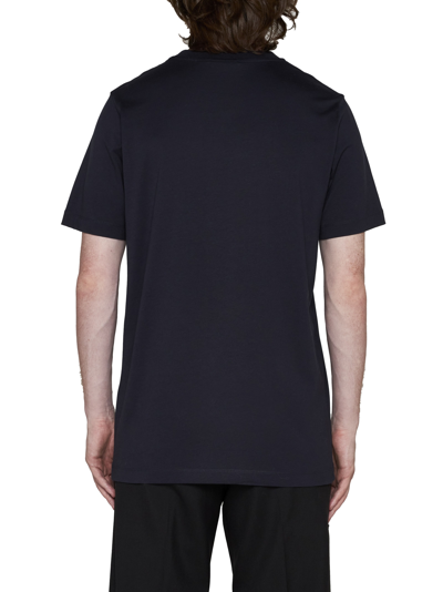 Shop Marni T-shirt In Blublack
